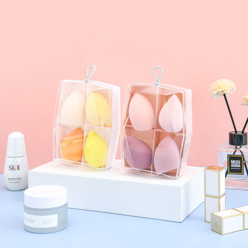 4 in 1 makeup sponge soft beauty blender powder puff various colors