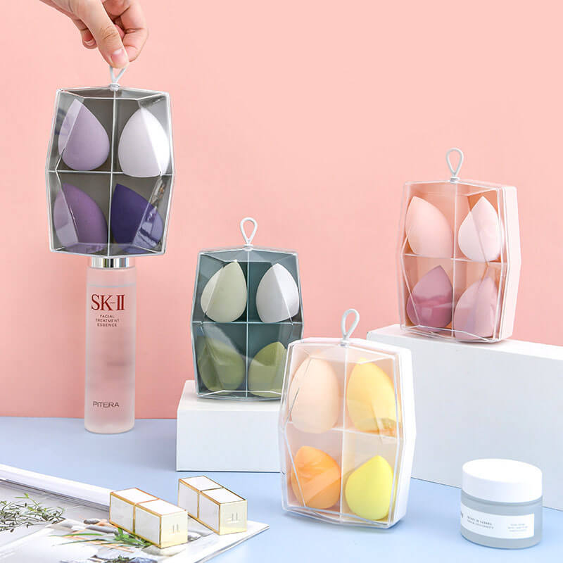 4 in 1 makeup sponge soft beauty blender powder puff various colors