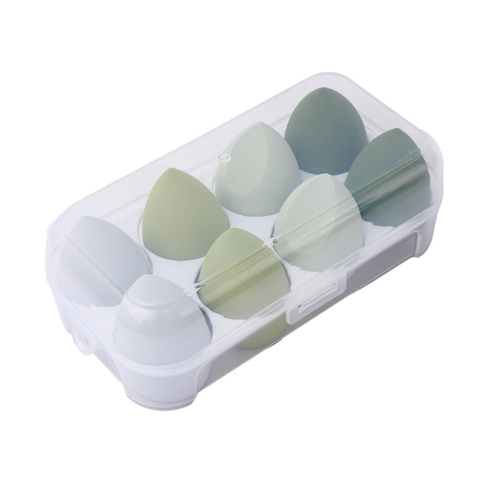 8 in 1 makeup sponge soft beauty blender bouncy puff various colors