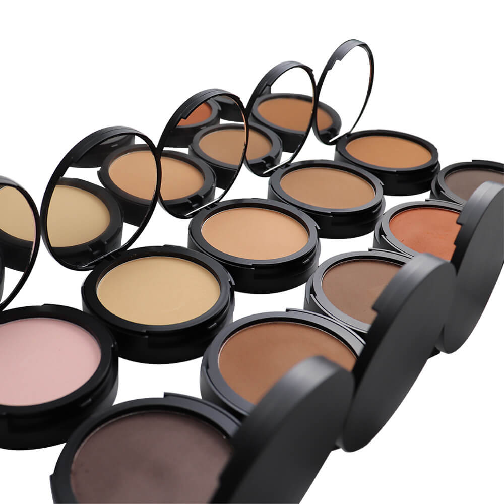 10 color pressed setting powder compact high pigmented