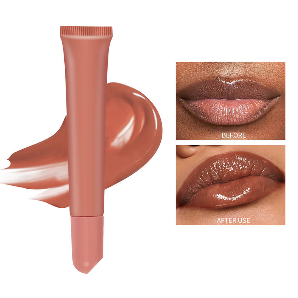 5 color polypeptide lip gloss moisturizing nourishing squeeze lip oil vegan