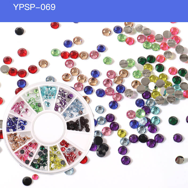 DIY nail art rhinestone 3D crystal flatback nail decoration gems