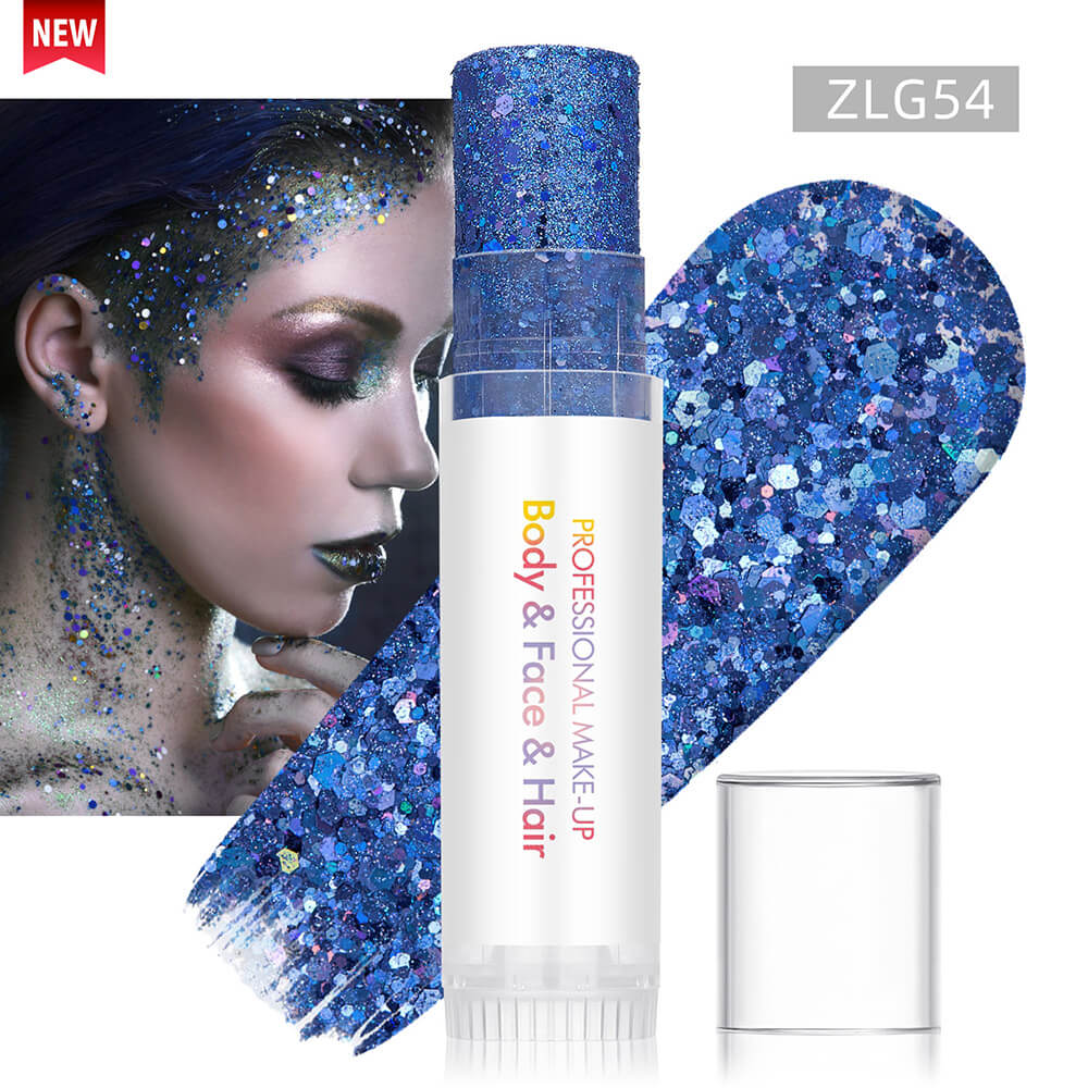 27 color glitter stick face body paint glitter gel mermaid eyeshadow makeup