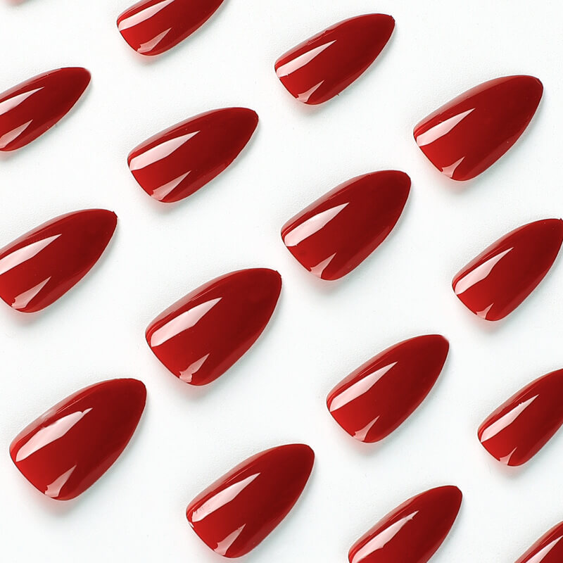 Wearable press on nails solid color nail pieces nail art nail patches