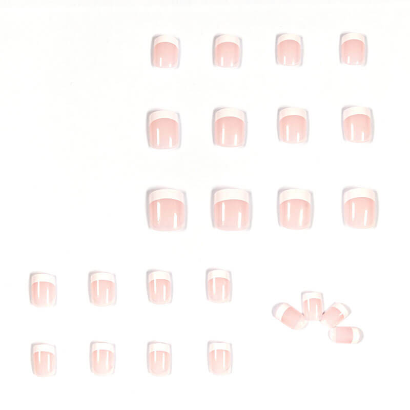 Pink press on nails manicure fake nails nail patches removable