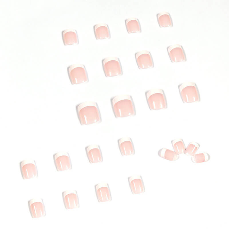 Pink press on nails manicure fake nails nail patches removable