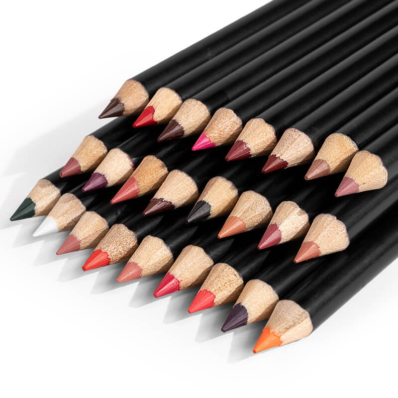 25 color lip liner matte lip color pencil black high pigmented
