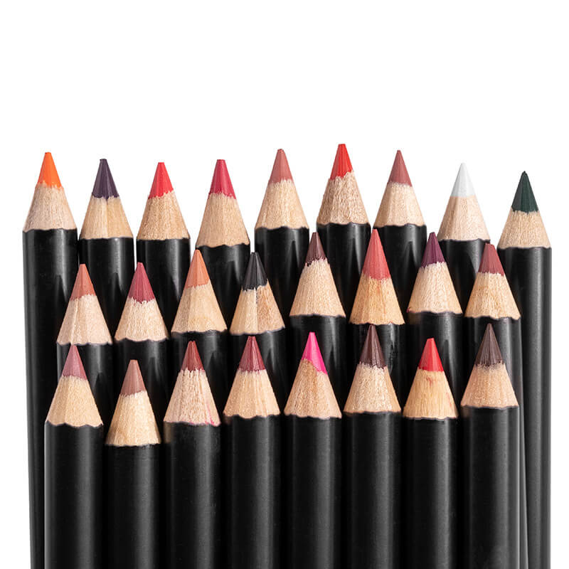 25 color lip liner matte lip color pencil black high pigmented