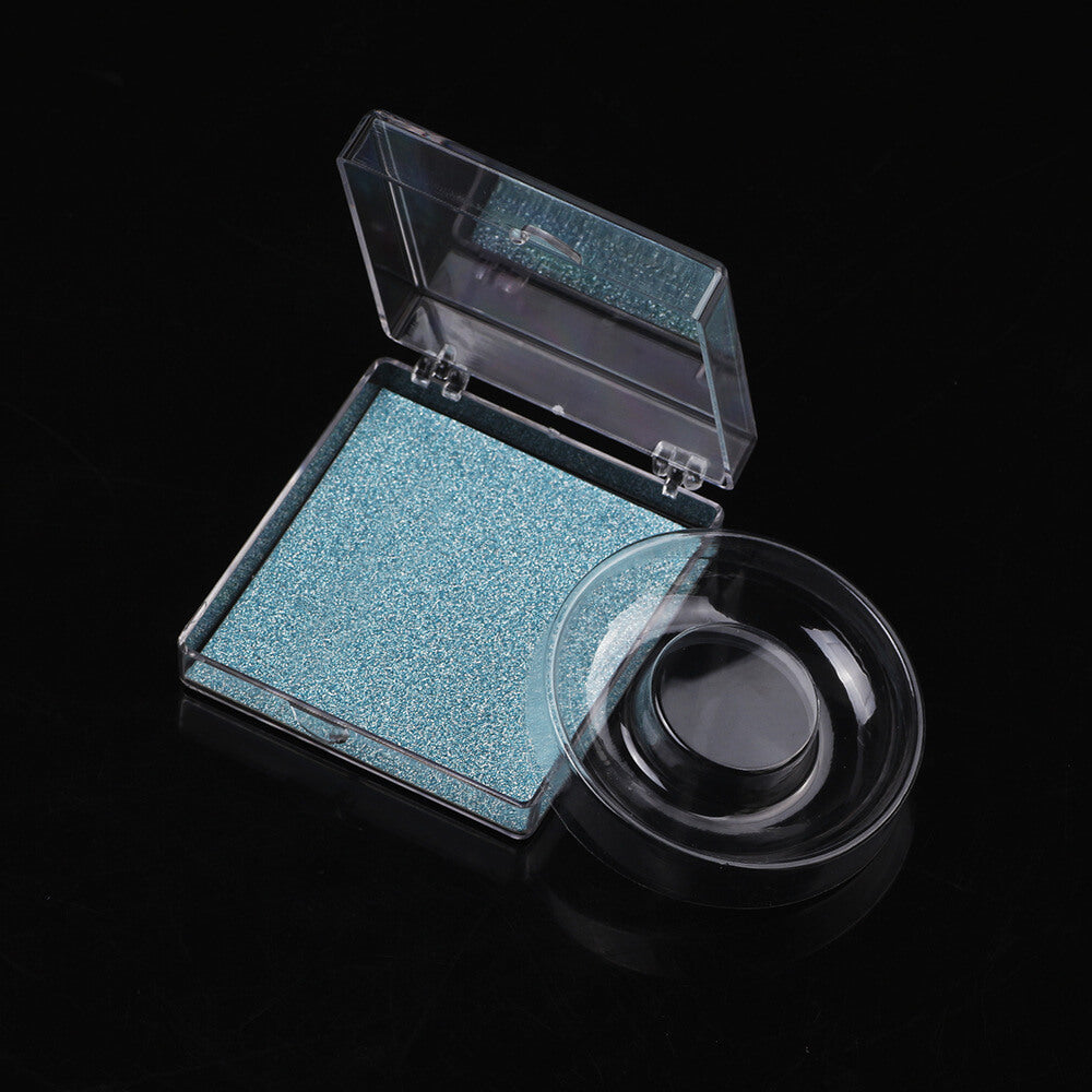 13 color square eyelash box empty packaging box thickened single pair