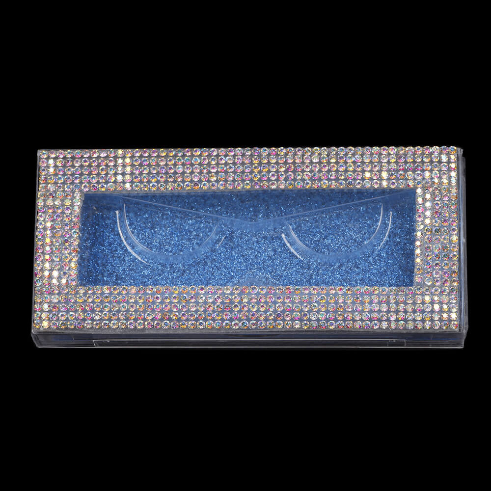 11 color diamond lash box pull-out rectangular eyelash packaging box