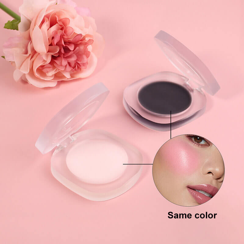 2 color magic blush cream temperature change blusher for lip & cheek