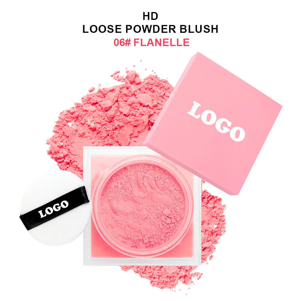 6 color blush powder long-lasting waterproof oil-control blusher brighten
