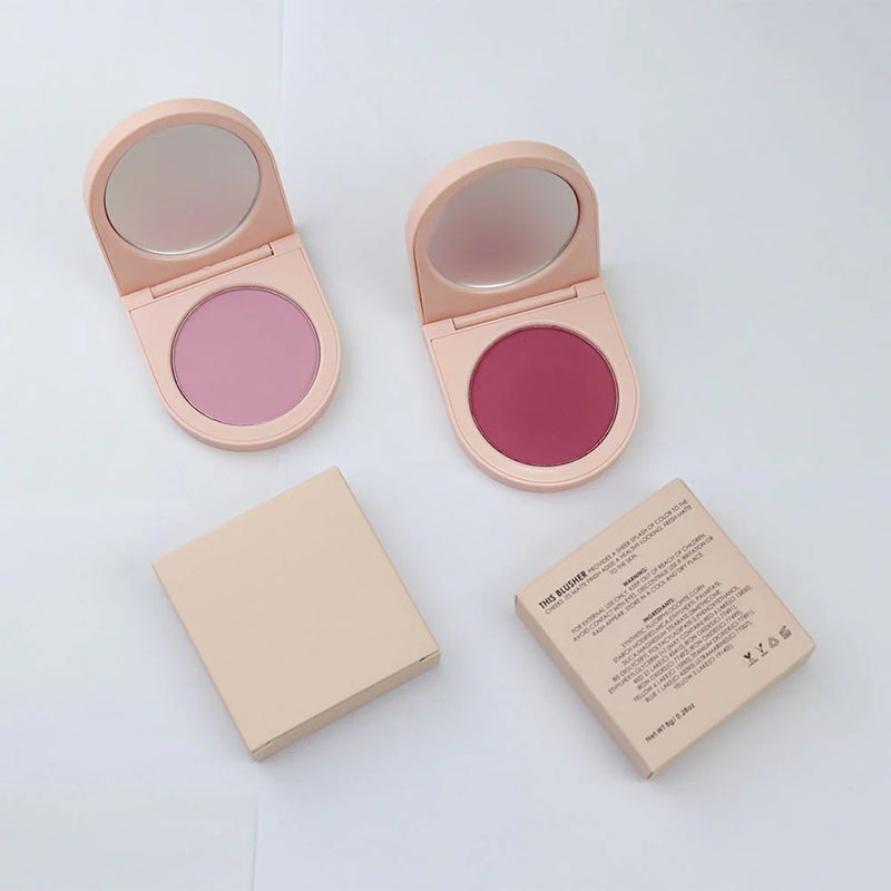 8 color blush blusher powder highlighter rouge high pigmented