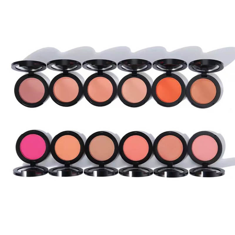 12 color blush blusher pressed powder cheek brighten high pigmented