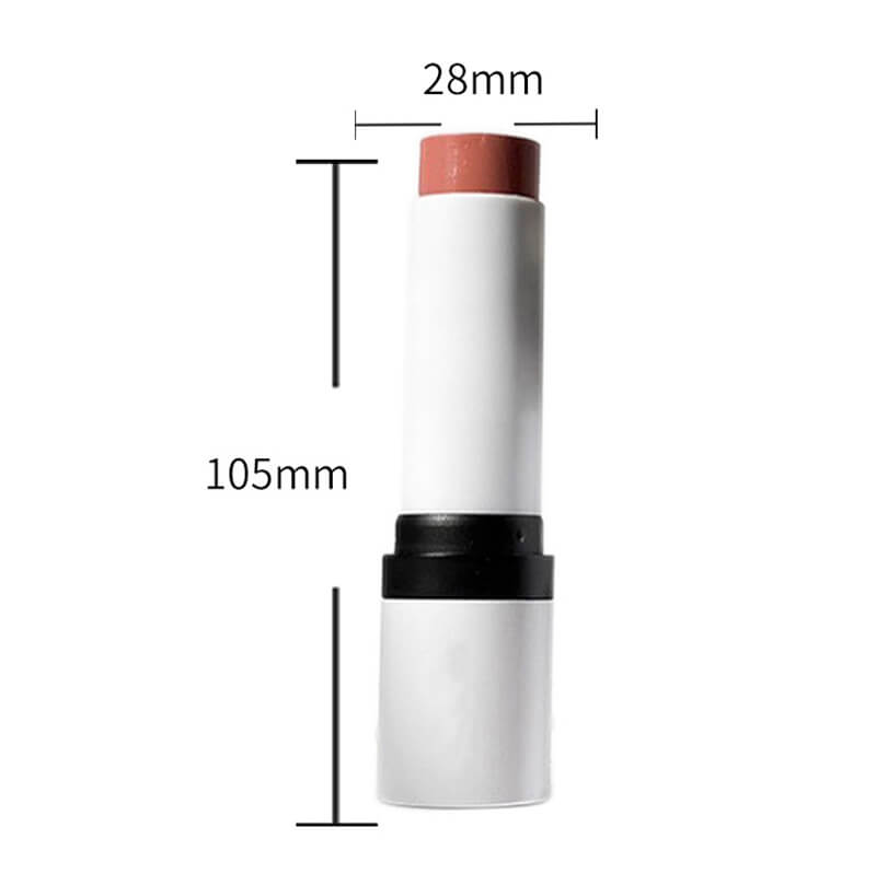 5 color cream blush stick double-ended blusher with brush waterproof