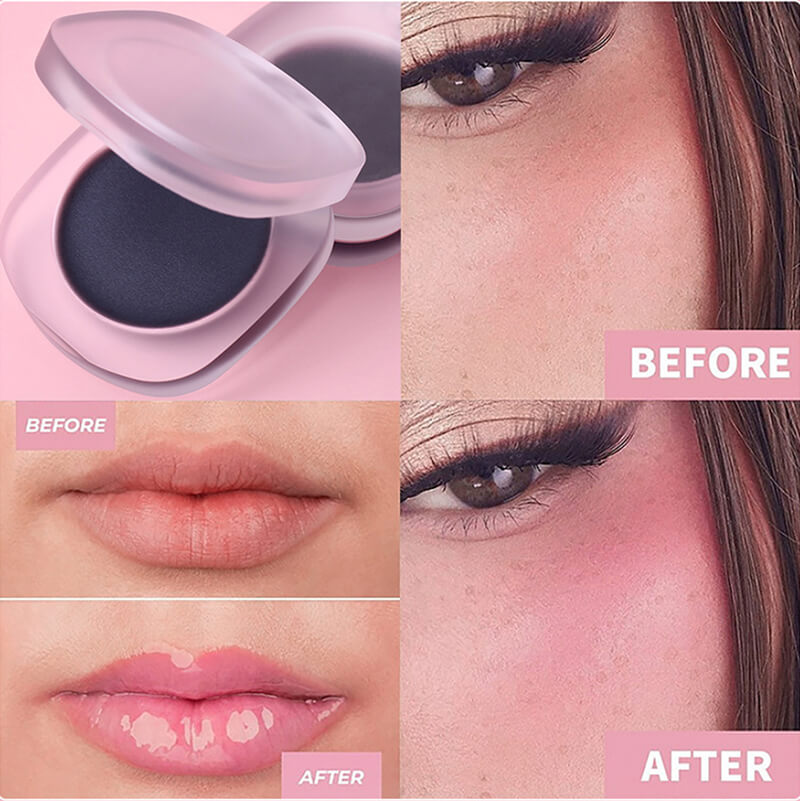 2 color magic blush cream temperature change blusher for lip & cheek