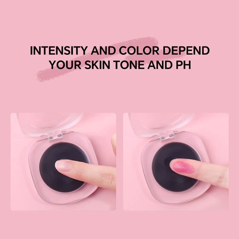 2 color magic blush cream temperature change blusher for lip & cheek
