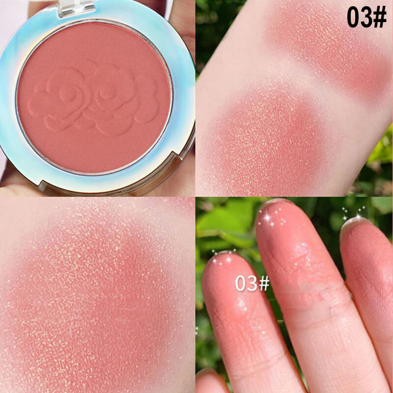 6 color blush powder eye shadow matte shimmer long lasting