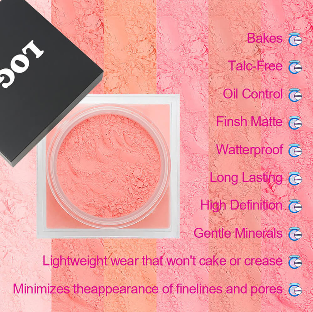 6 color blush powder long-lasting waterproof oil-control blusher brighten