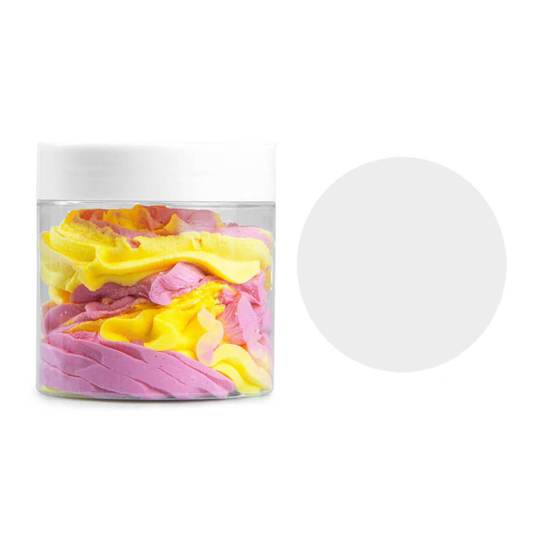Whipped body scrub body butter exfoliating cleansing flower scent