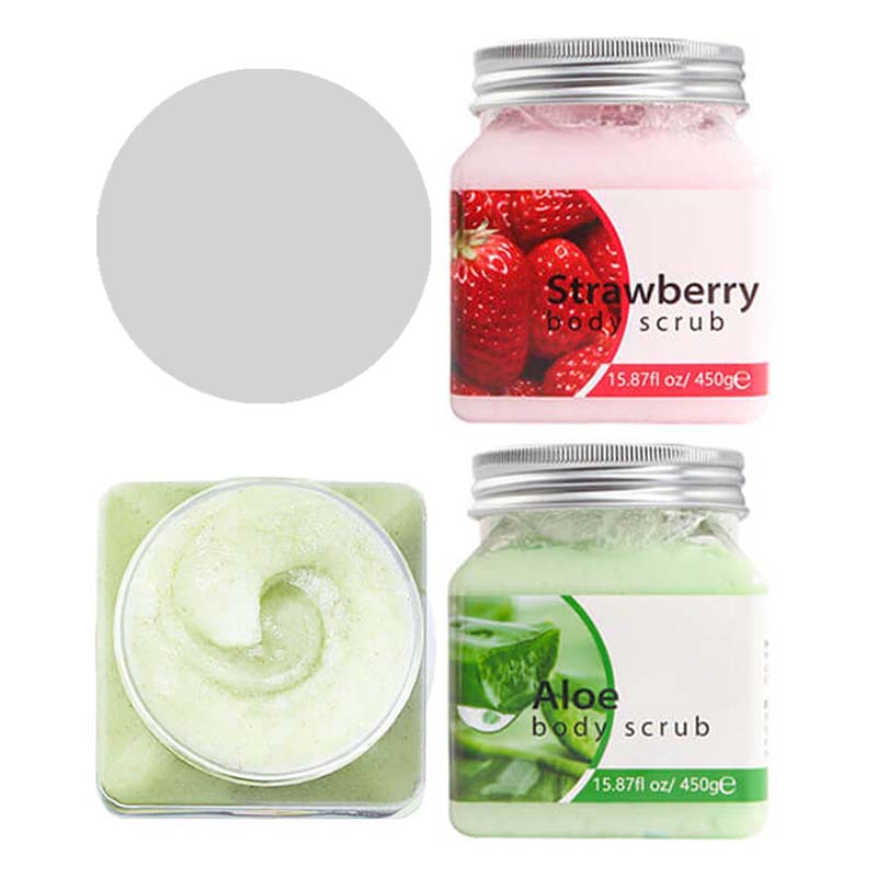 Body scrub bath scrub fruit exfoliator salt moisturizing nourishing vegan