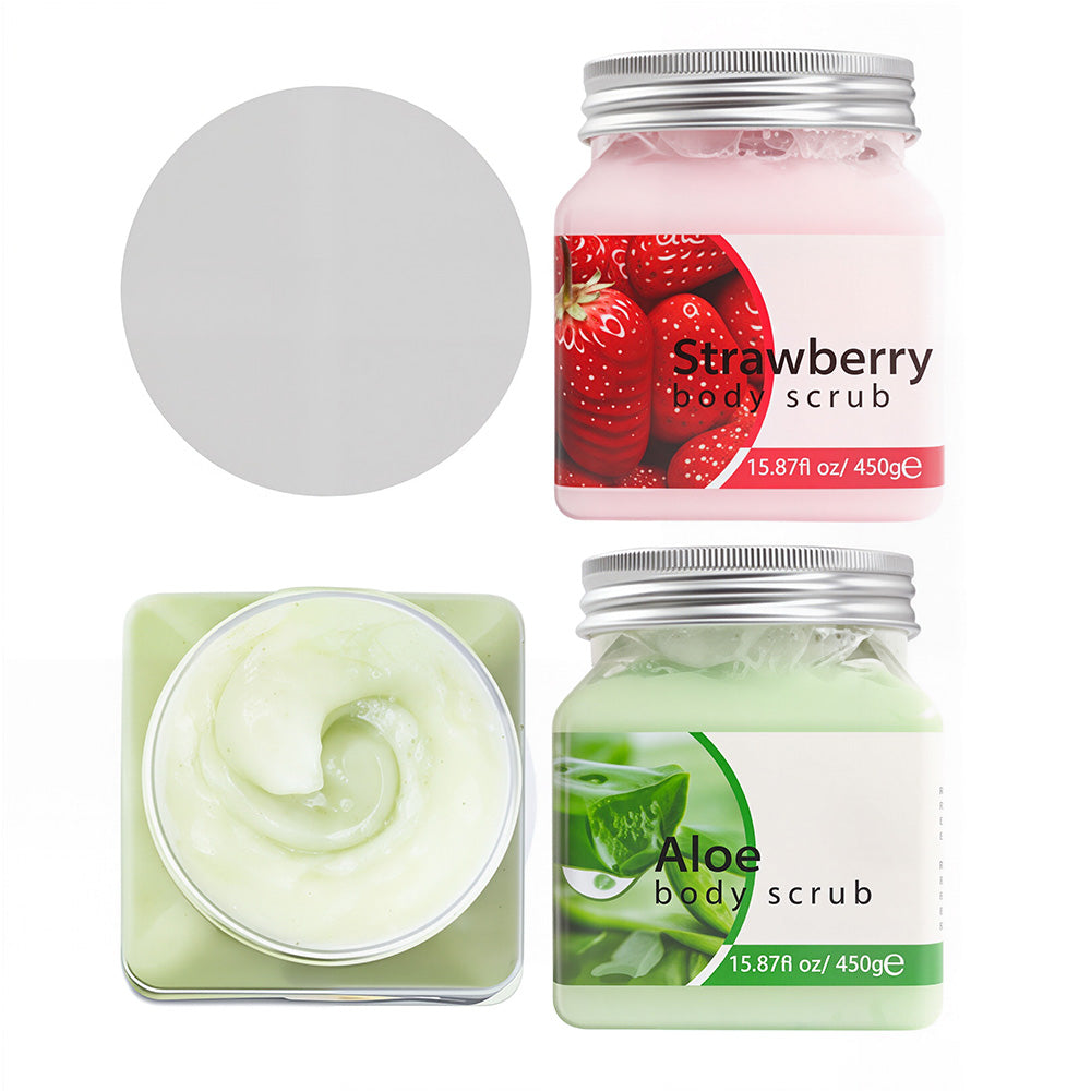 Body Scrub Bath Scrub Fruit Exfoliator Salt Moisturizing Nourishing Vegan