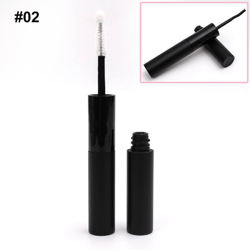 Double-ended mascara and eyelash glue bond seal waterproof strong glue