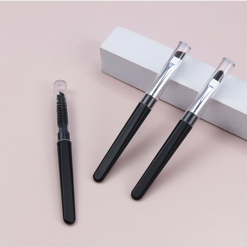 Portable makeup brush silicone soft lip eyebrow eyeliner brushes