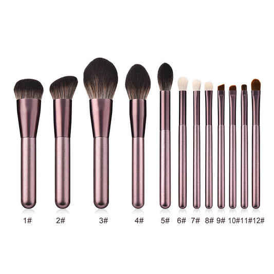 12 pcs makeup brush set powder cream brushes makeup tool