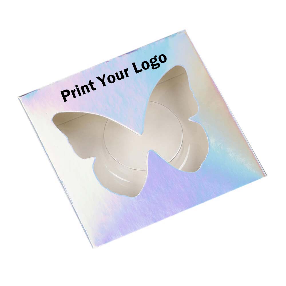 12 color butterfly eyelash box square lash packaging box fashion style