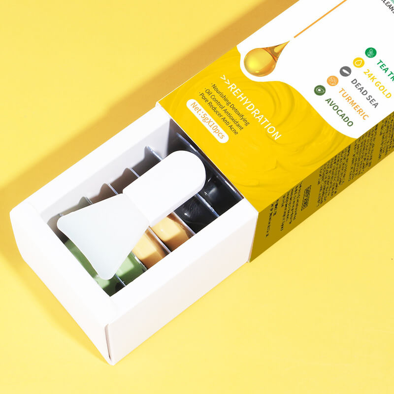 Clay mask kit cleansing mask face mask turmeric green tea anti-acne hydrating
