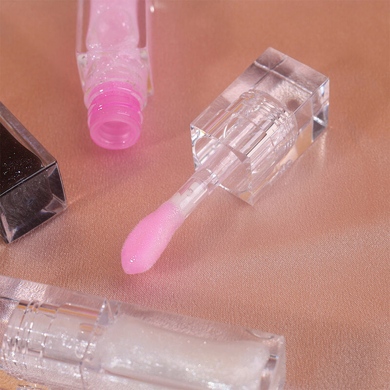 3 color lip oil glitter color change moisturizing lip essence oil