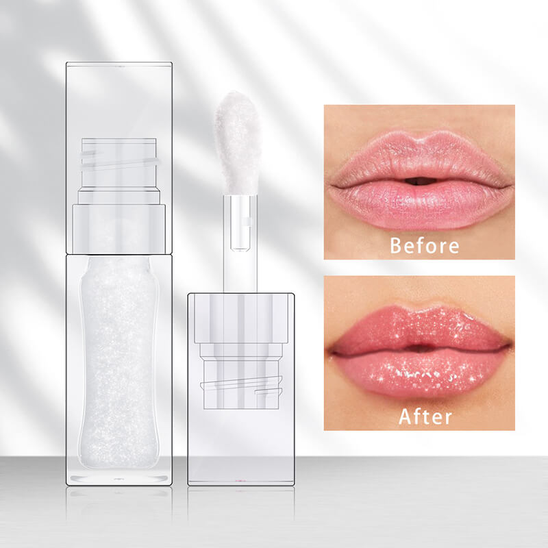 3 color lip oil glitter color change moisturizing lip essence oil