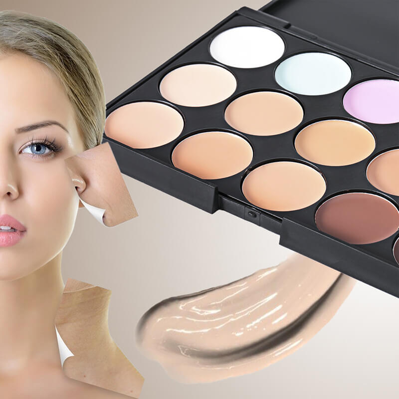 15 color concealer palette cream contour foundation full coverage