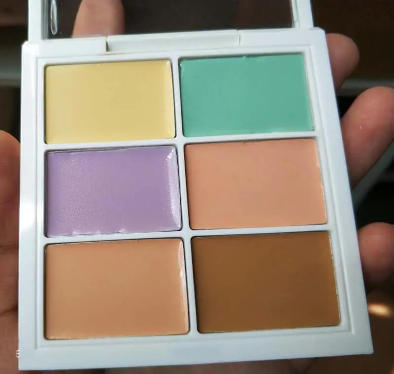 6 color concealer palette cream contour waterproof lasting full coverage