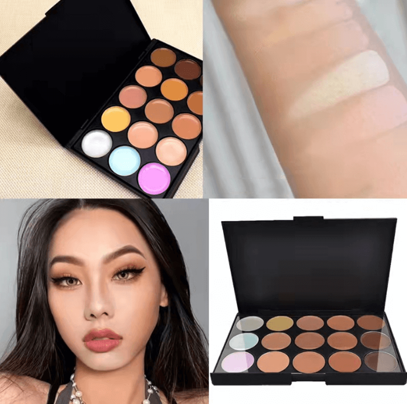 15 color concealer palette cream contour foundation full coverage