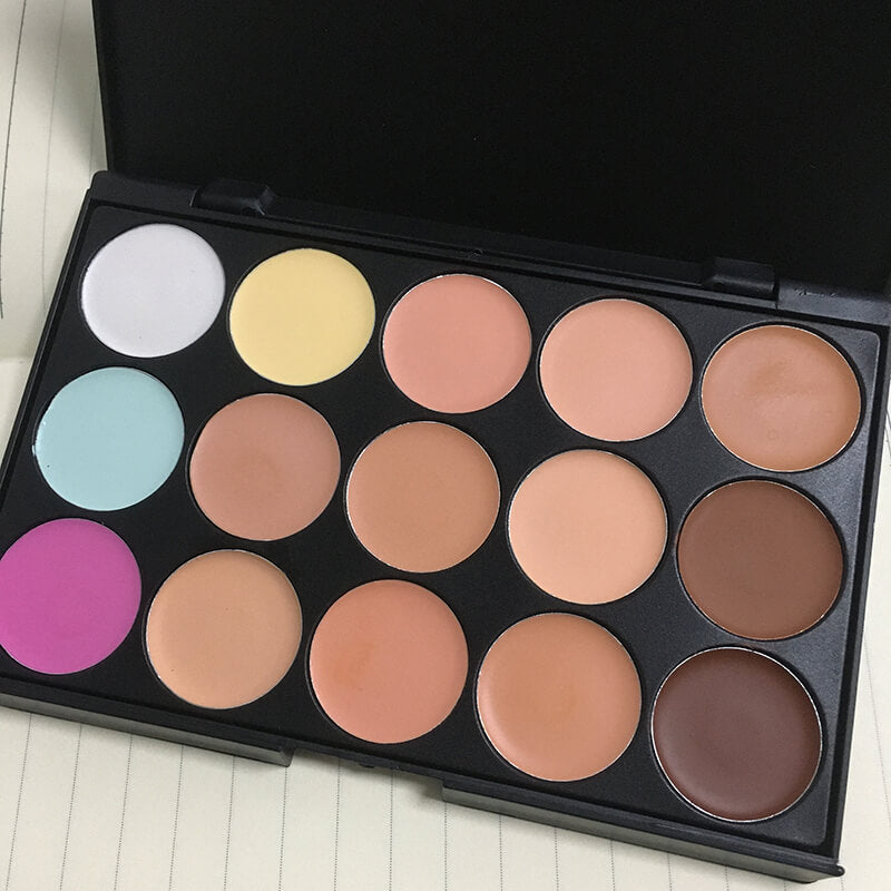 15 color concealer palette cream contour foundation full coverage