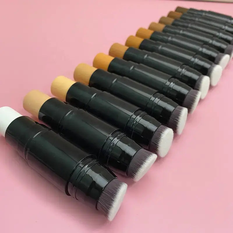 19 color concealer contour stick with brush waterproof full cover black tube