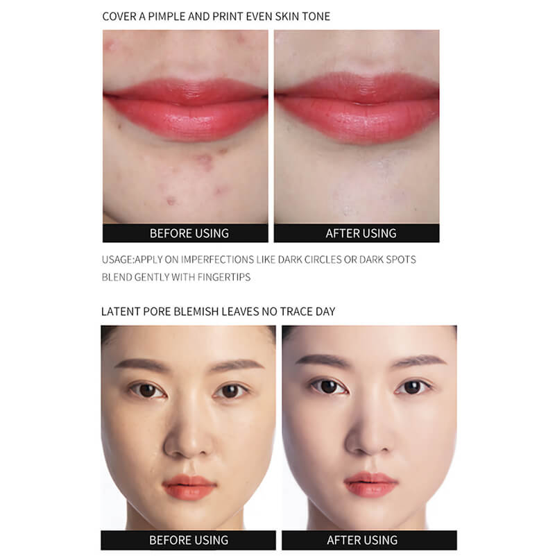 6 color concealer contour palette no-sticky full coverage moisturizing