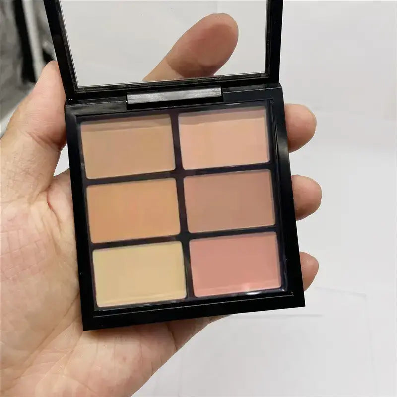 6 color concealer palette cream full coverage matte finish long lasting