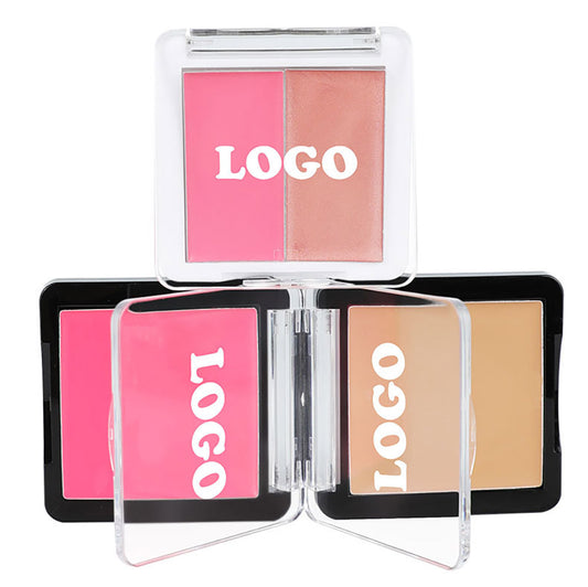 DIY Palette Contour & Blush & Highlighter Cream Matte Long-Lasting Waterproof