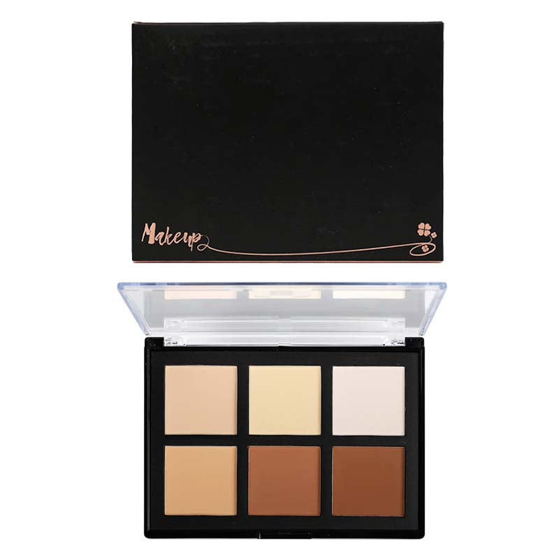 6 color contour palette face shadow concealer brighten private label