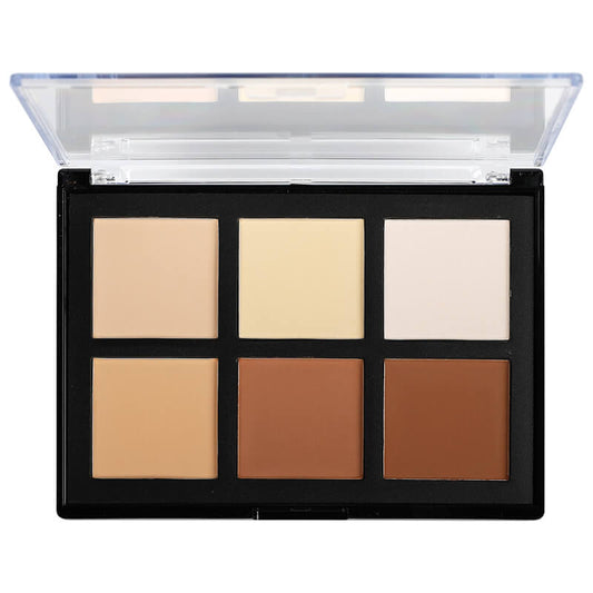 6 color contour palette face shadow concealer brighten private label
