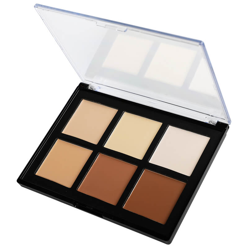 6 color contour palette face shadow concealer brighten private label