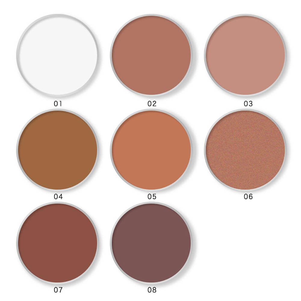 6 color contour palette face nose shadow long lasting private label