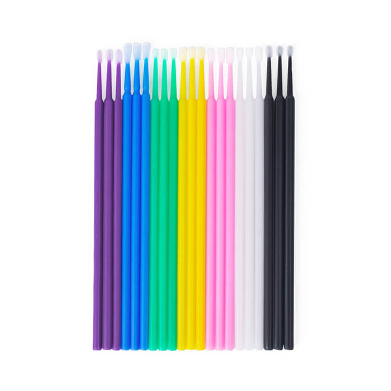Cotton swab stick eyelash clean brush extension dental applicator tips 100pcs/bag