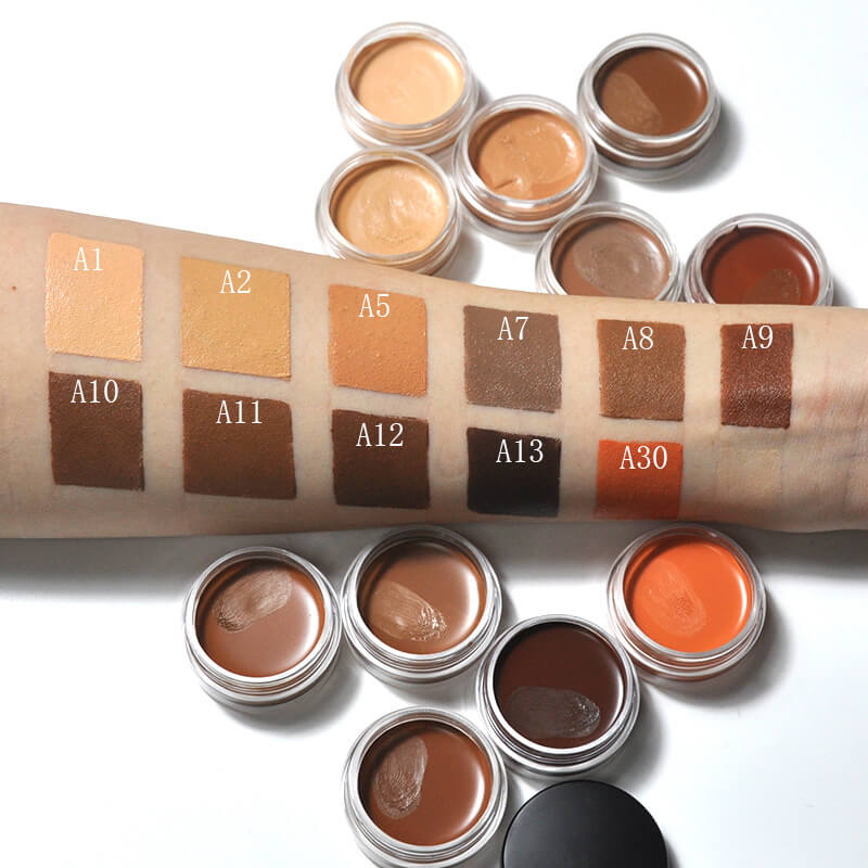 11 color cream concealer cover freckles acne marks dark circles foundation