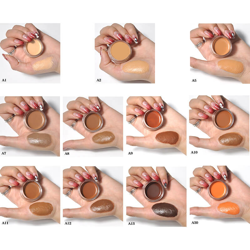 11 color cream concealer cover freckles acne marks dark circles foundation
