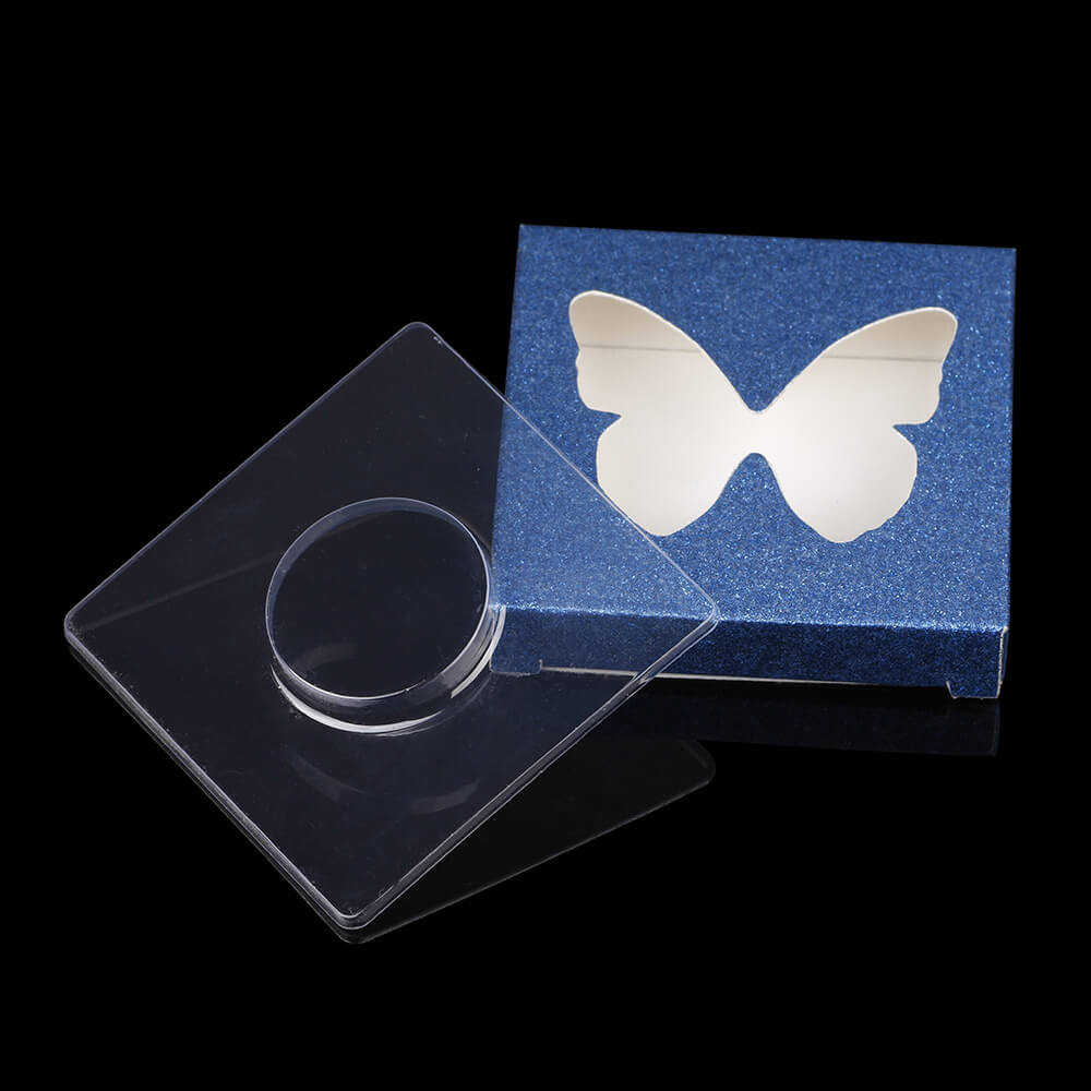 12 color butterfly eyelash box square lash packaging box fashion style