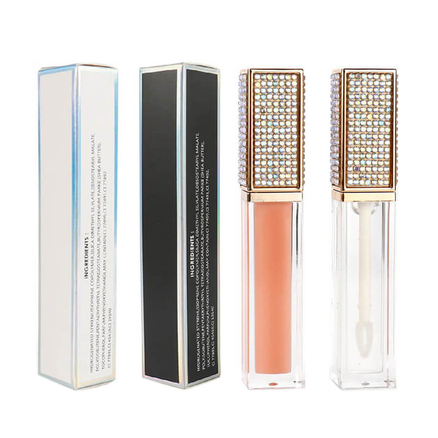 20 color nude lip gloss matte liquid lipstick long lasting diamond tube